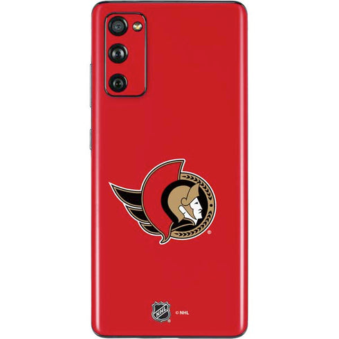 NHL Ottawa Senators Solid Background Galaxy S20 Fan Edition Skin
